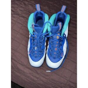 Nike Air Bakin GS Youth Size 6Y White Blue Orange Basketball Shoes Vintage Rar